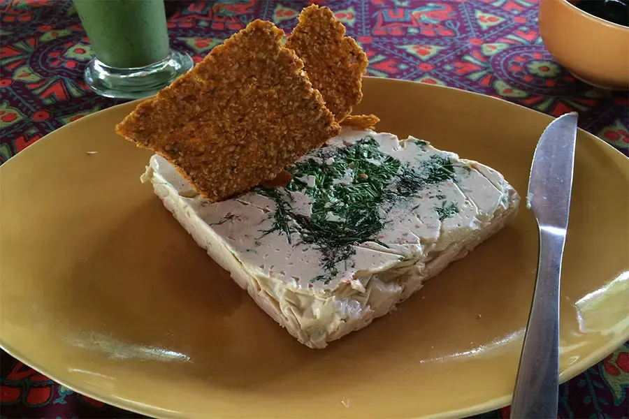 Plant-Based Pâté & Seed Crackers at Annam, BeingSattvaa